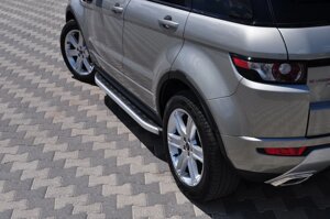 Бічні майданчики Fullmond (2 шт., Алюміній) Range Rover Evoque 2012 гг.