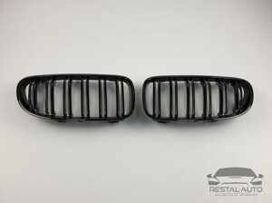 Решетка радиатора ноздри BMW 3 E92/E93 2010-2013год Черные Глянцевые
