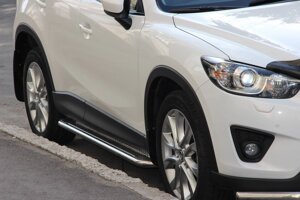 Бічні майданчики KB001 (нерж) Mazda CX-3 2015р. в Запорізькій області от компании Интернет-магазин тюнинга «Safety auto group»