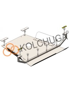 Захист паливний фільтр, лямбда зонд для авто Renault Trafic 2014-V-все (TM Kolchuga) Стандарт