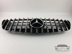 Тюнинг Решетка радиатора Mercedes Vito W447 2014-2019год (GT Chrome Black)