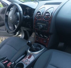 Накладки на панель Дерево для Nissan Qashqai 2007-2010 рр