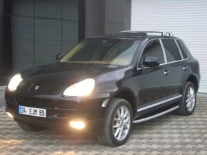 Бічні майданчики Fullmond (2 шт, алюм.) Porsche Cayenne 2003-2010 р. р.