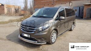 Захист переднього бампера Mercedes Benz Vito 639 з 2010-2016 рр. модель F3-10.6