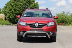 Передня дуга WT007 (нерж.) Renault Sandero 2013р. в Запорізькій області от компании Интернет-магазин тюнинга «Safety auto group»