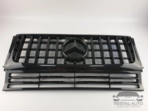 Тюнинг Решетка радиатора Mercedes G-Class W463 1990-2018год (GT All Black)