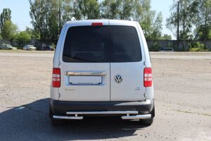 Задня дуга AK003-2 (2 шт., нерж) Volkswagen Caddy 2004-2010 гг.