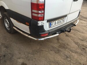 Бічні труби за заднім колесом кутові (2 шт., нерж) Volkswagen Crafter 2006-2017 гг. в Запорізькій області от компании Интернет-магазин тюнинга «Safety auto group»