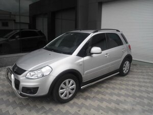 Бічні труби d50 (2 шт, нерж) Suzuki SX4 2006-2013рр.