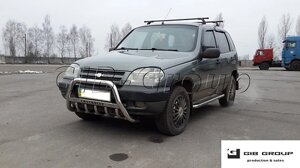 Захист переднього бампера - Кенгурятник Chevrolet Niva (2002-2009)