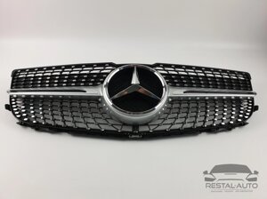 Тюнинг Решетка радиатора Mercedes GLK-Class X204 2012-2015год (Diamond Silver)