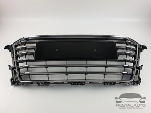 Тюнінг Решітка радіатора Audi TT 2014-2018 рік Чорна з хромом (у стилі S-Line)