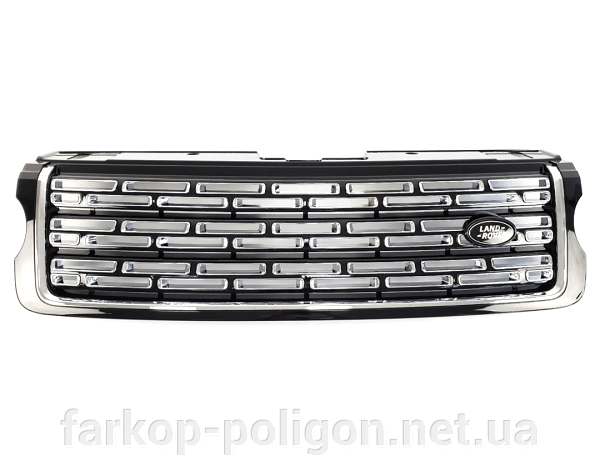 Решетка радиатора Range Rover Vogue с 2013-2017 г. (Черная с хромом)