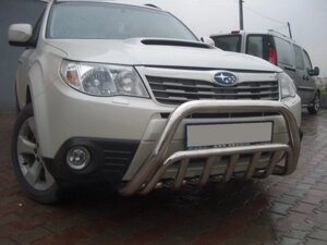 Кенгурятник WT002 (нерж.) Subaru Forester 2008-2013рр.