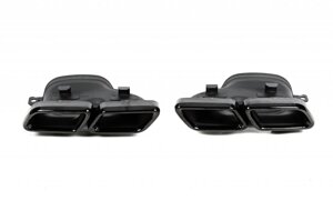 Насадки на глушник AMG GLS63 Black для Mercedes GL/GLS сlass X166