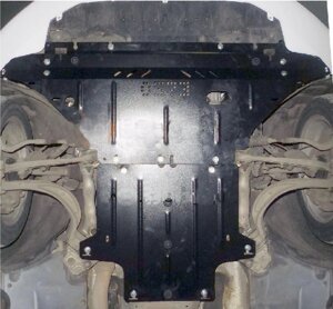 Захист радіатора, двигуна та КПП Audi A4 (B8) з 2007-2011 р. тільки дизель та гідропідсилювач (TM Кольчуга)