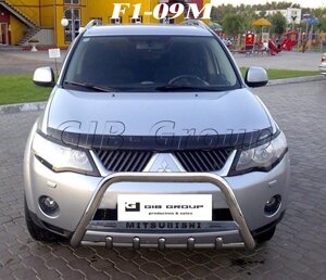 Захист переднього бампера - Кенгурятник Mitsubishi Outlander (06-10)