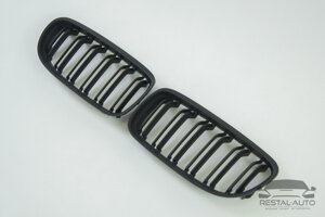 Решетка радиатора ноздри BMW 3 E90/E91 2008-2012год Черные Матовые