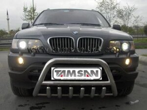 Кенгурятник WT003 (нерж.) BMW X5 E-53 1999-2006р.