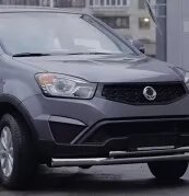 Подвійна труба на нержавіючому Ssangyong Korando. в Запорізькій області от компании Интернет-магазин тюнинга «Safety auto group»