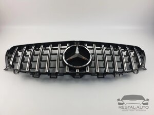 Тюнинг Решетка радиатора Mercedes E-Class W213 2016-2019год (GT Chrome Black)