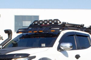 Козирок лобового скла (LED) для Mercedes X class
