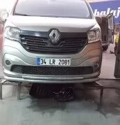 Подвійна труба на Renault Traffic нержавіюча. від компанії Інтернет-магазин тюнінгу «Safety auto group» - фото 1