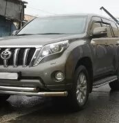 Подвійна труба на Toyota Land Cruiser 150 Prado (Toyota Lc 150 Prado). від компанії Інтернет-магазин тюнінгу «Safety auto group» - фото 1