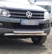 Подвійна труба на Volkswagen Amarok 2016+ від компанії Інтернет-магазин тюнінгу «Safety auto group» - фото 1