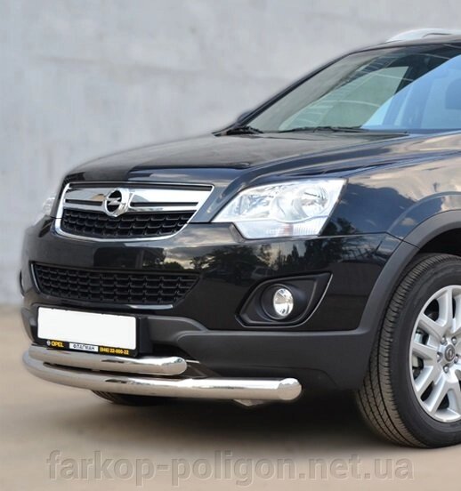 Подвійна труба (нерж.) Opel Antara 2007 від компанії Інтернет-магазин тюнінгу «Safety auto group» - фото 1