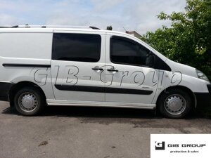 Пороги бічні труби Citroen Jumpy (07-16) Довга база D 70