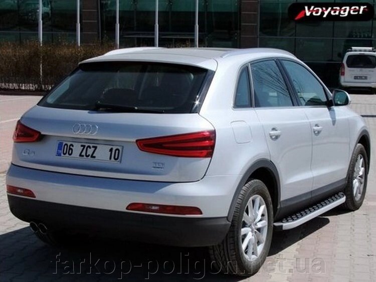 Пороги для Audi Q3 з 2011 р. (Модель Black Line) від компанії Інтернет-магазин тюнінгу «Safety auto group» - фото 1