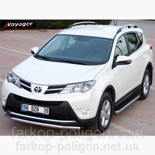 Пороги для Toyota Rav 4 з 2013 р. від компанії Інтернет-магазин тюнінгу «Safety auto group» - фото 1