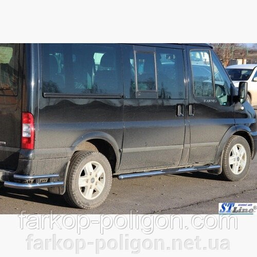 Пороги із труб для Ford Transit з 2001-2014 р.р. від компанії Інтернет-магазин тюнінгу «Safety auto group» - фото 1