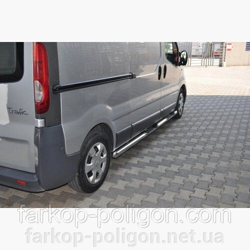 Пороги із труб для Opel Vivaro з 2002-2015 р.р. від компанії Інтернет-магазин тюнінгу «Safety auto group» - фото 1