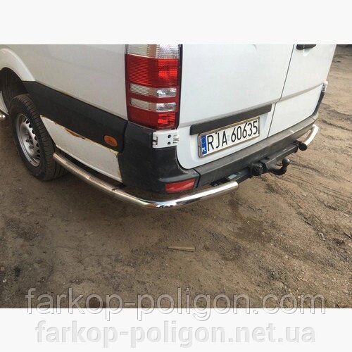 Пороги із труб для Volkswagen Crafter з 2006-/2011 років. від компанії Інтернет-магазин тюнінгу «Safety auto group» - фото 1