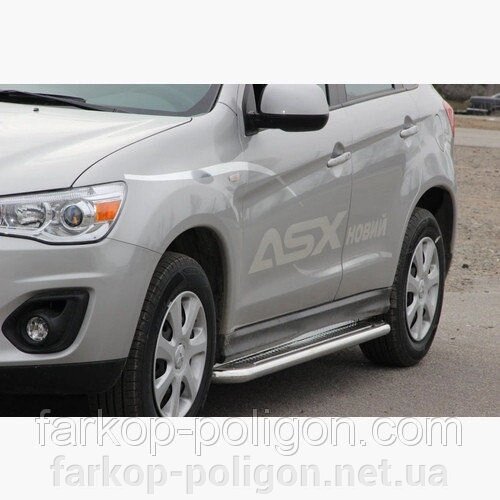 Пороги майданчика для Mitsubishi ASX з 2010р. від компанії Інтернет-магазин тюнінгу «Safety auto group» - фото 1