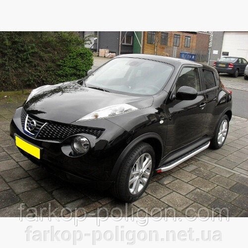 Пороги майданчика для Nissan Juke з 2010р. від компанії Інтернет-магазин тюнінгу «Safety auto group» - фото 1