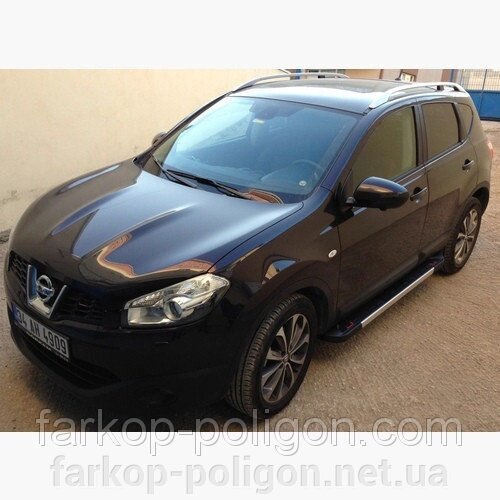 Пороги майданчика для Nissan Qashqai з 2010-2014р. від компанії Інтернет-магазин тюнінгу «Safety auto group» - фото 1