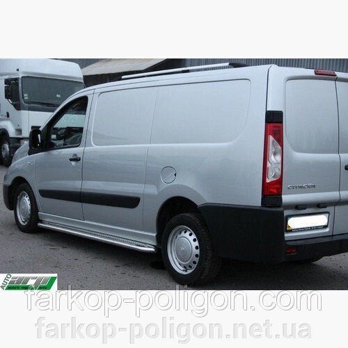 Пороги майданчика для Peugeot Expert з 2007р. від компанії Інтернет-магазин тюнінгу «Safety auto group» - фото 1