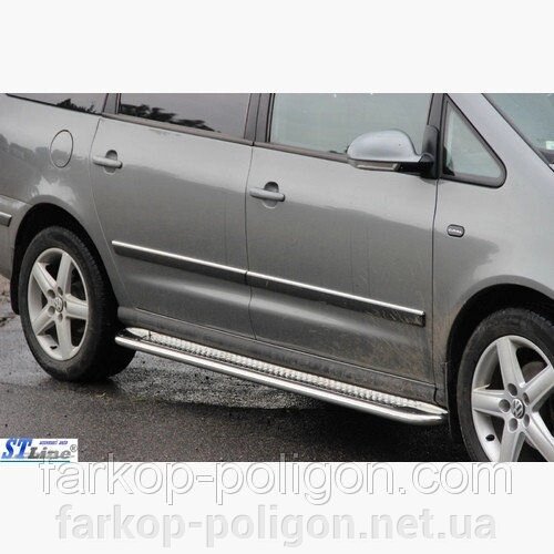 Пороги майданчика для Volkswagen Sharan з 2010р. від компанії Інтернет-магазин тюнінгу «Safety auto group» - фото 1