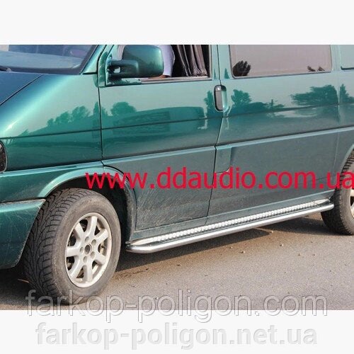 Пороги майданчика для Volkswagen Transporter T4 з 1998р. від компанії Інтернет-магазин тюнінгу «Safety auto group» - фото 1