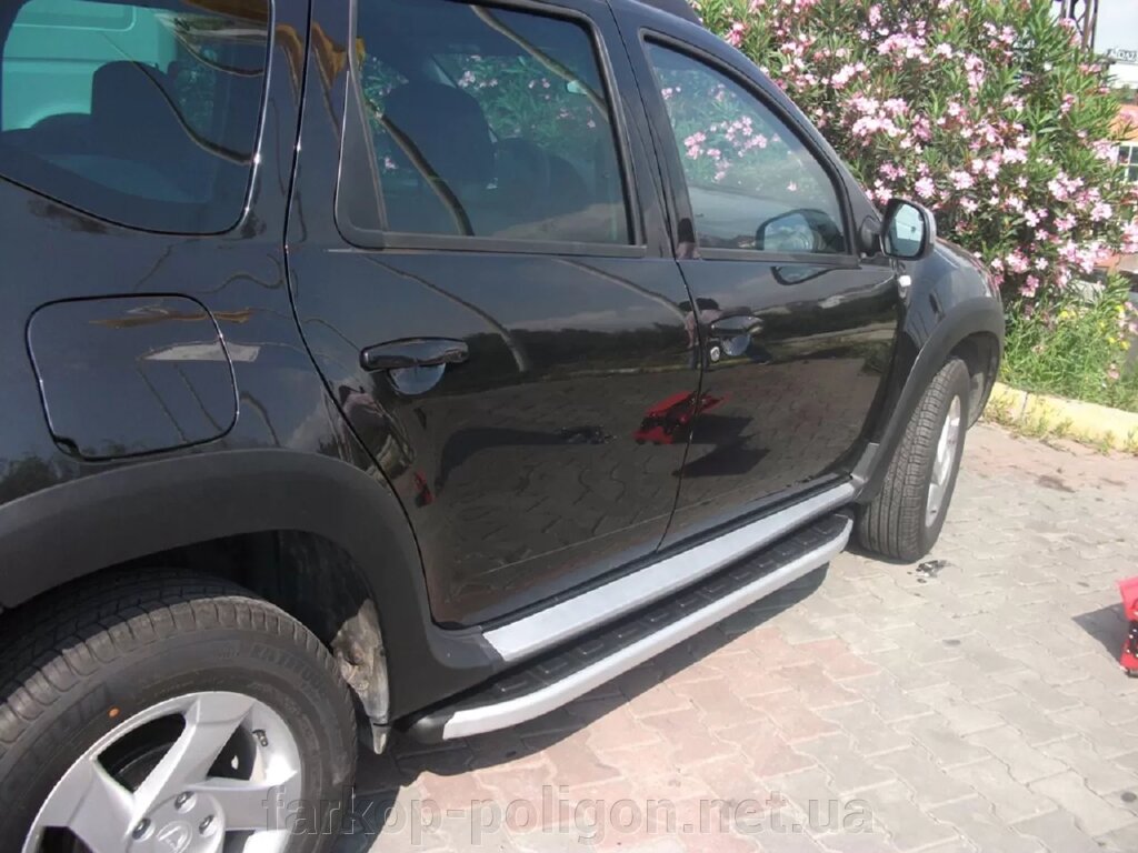 Пороги на renault duster Elegant від компанії Інтернет-магазин тюнінгу «Safety auto group» - фото 1