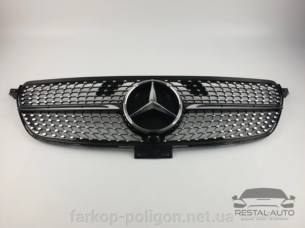 Решітка радіатора Mercedes GLE-Class Coupe C292 2015-2019 рік (Diamond) від компанії Інтернет-магазин тюнінгу «Safety auto group» - фото 1