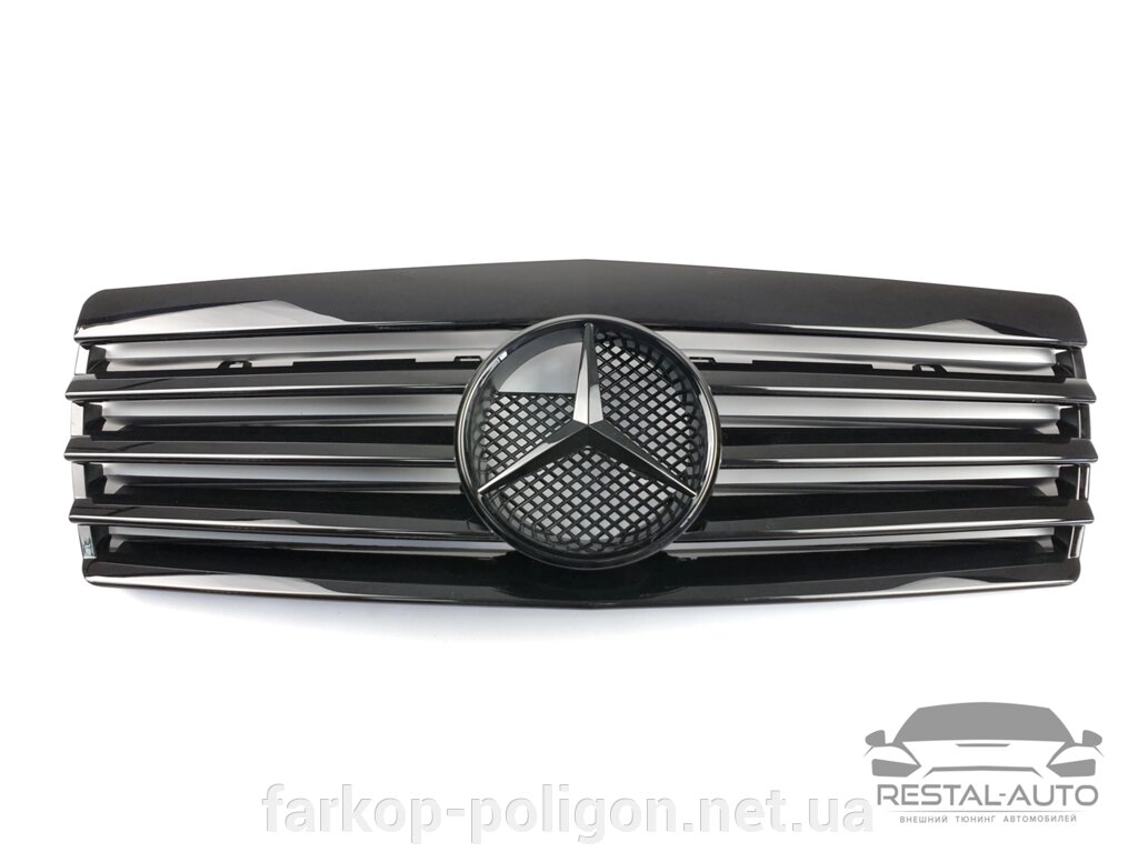 Решітка радіатора Mercedes S-Class W140 1991-1998 рік ( CL All Black ) від компанії Інтернет-магазин тюнінгу «Safety auto group» - фото 1