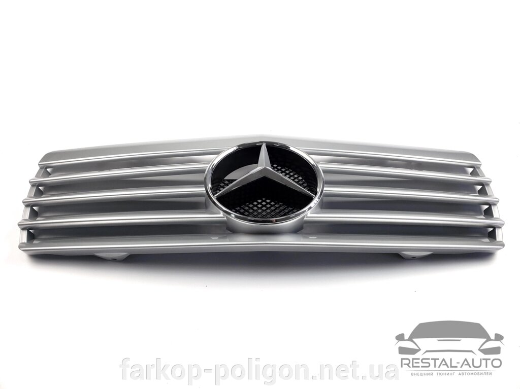 Решітка радіатора Mercedes S-Class W140 1991-1998 рік ( CL Silver ) від компанії Інтернет-магазин тюнінгу «Safety auto group» - фото 1