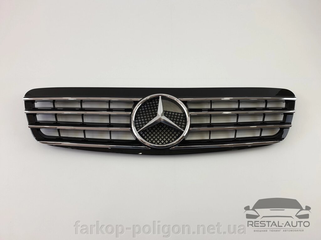 Решітка радіатора Mercedes S-Class W220 1998-2002 рік (Cl Black) від компанії Інтернет-магазин тюнінгу «Safety auto group» - фото 1