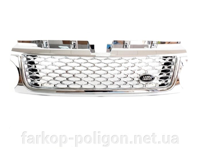 Решітка радіатора Range Rover Sport 2009-2013 р. (хромована) Код: RRS-104 від компанії Інтернет-магазин тюнінгу «Safety auto group» - фото 1