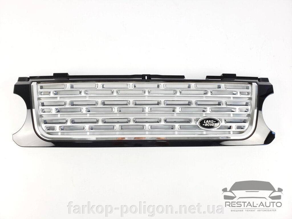 Решітка радіатора зі зябрами Range Range Rover Vogue з 2005 р. від компанії Інтернет-магазин тюнінгу «Safety auto group» - фото 1