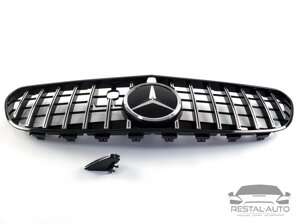 Решітка радіатора Mercedes S-Class Coupe C217 2015-2017 рік ( GT Chrome Black )